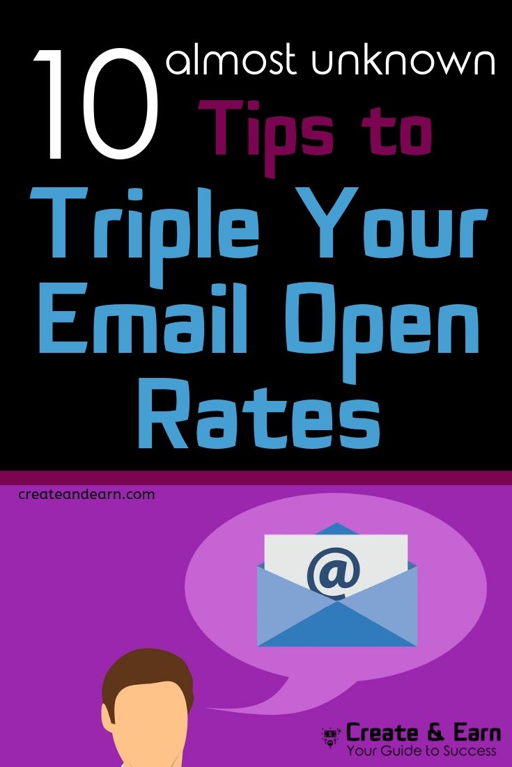 10 (Almost Unknown) Tips to Triple Your Email Open Rates [Pinterest]