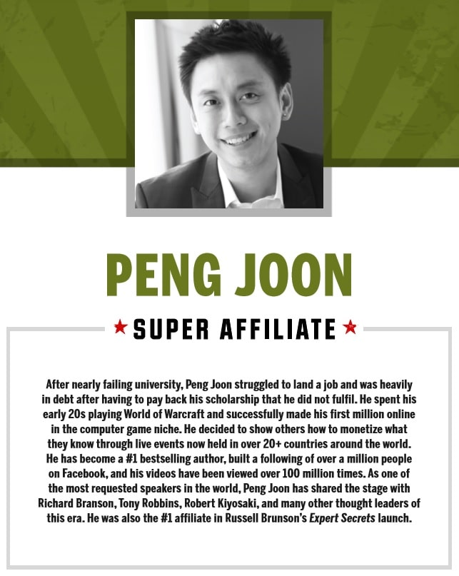 Peng Joon (Clickfunnels Affiliate Bootcamp)