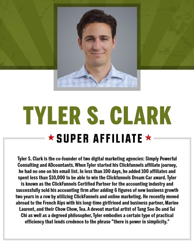 Tyler Clark (Clickfunnels Affiliate Bootcamp)