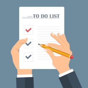 to-do-list (how to start affiliate marketing)